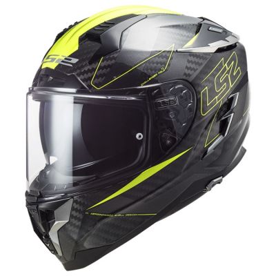 LS2 FF327 CHALLENGER CARBON FOLD helma H-V-žlutá vel.3XL